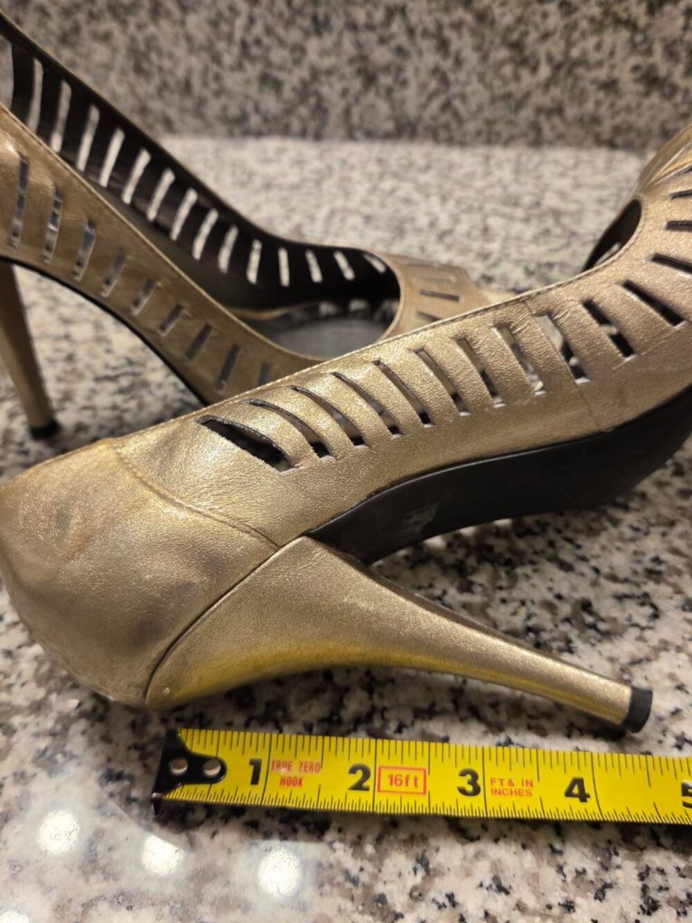 JESSICA SIMPSON Peep Toe Heels - Picture 8 of 8
